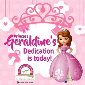 Baby Dedication for Princess Geraldine